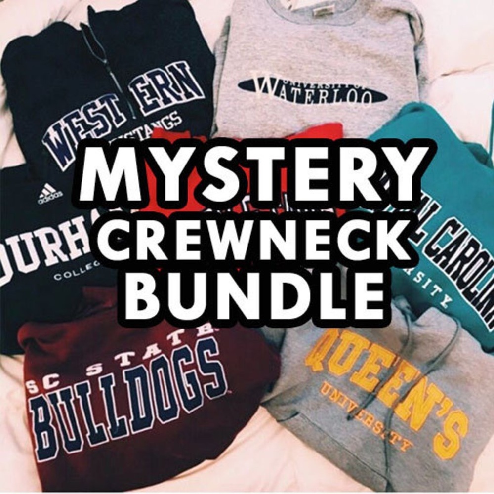 Mystery vintage crewneck bundle!!